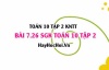 Bài 7.26 SGK Toán 10 tập 2 Kết nối tri thức